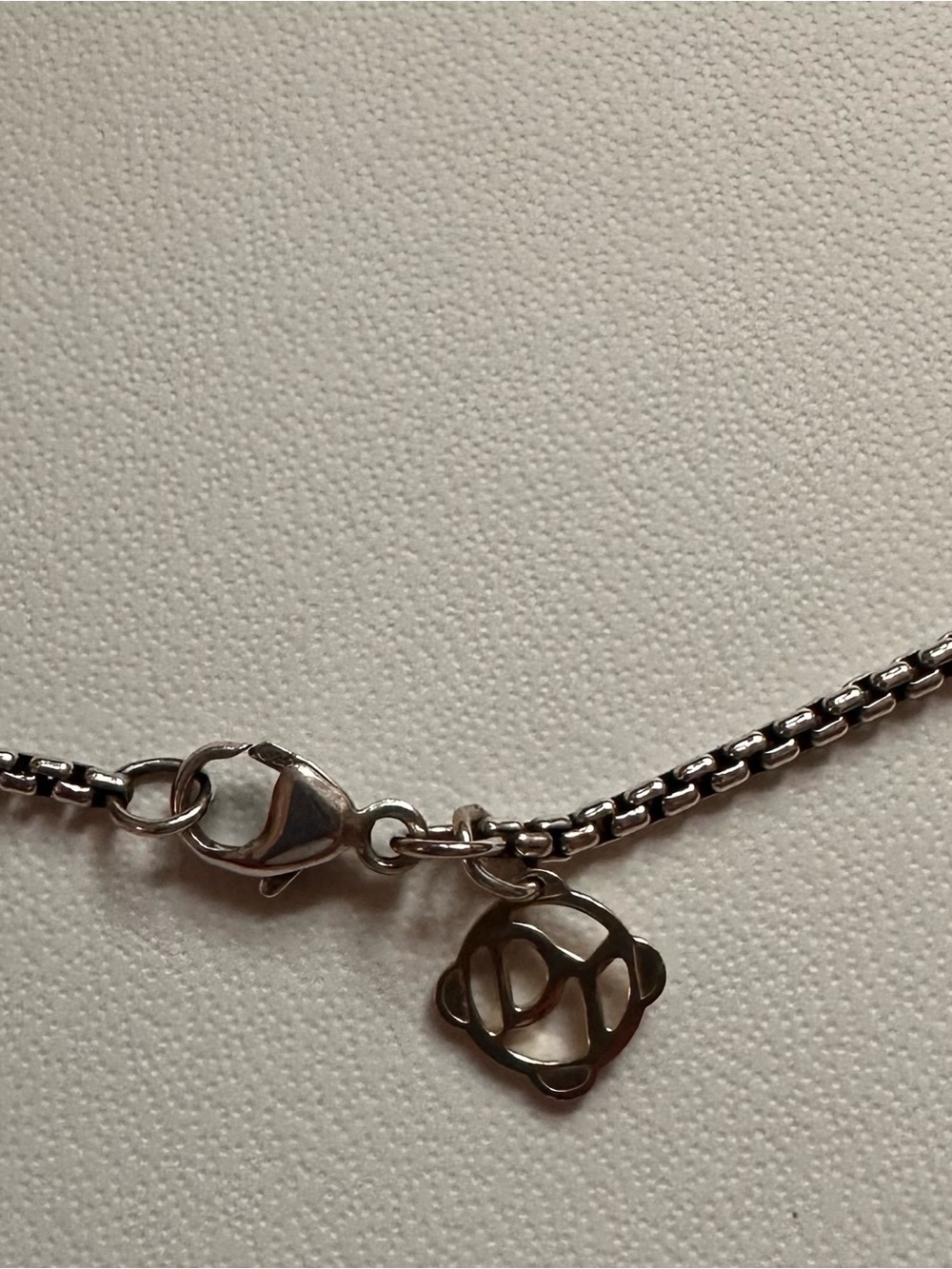 David Yurman đź©¶ Petite X Cross Pendant Necklace - 925 Sterling & Gold- gorgeous! - Picture 9 of 10